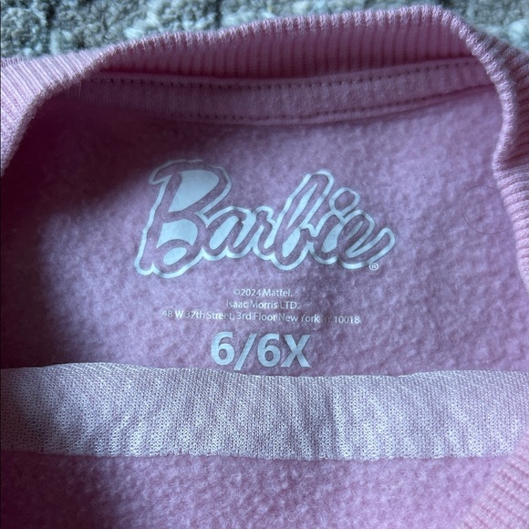 Barbie Pink Heart Kids Hoodie - Picture 2 of 2